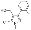 5-Chloro-3-(2-fluorophenyl)-1-methyl-1h-pyrazole-4-methanol Structure,857640-50-7Structure