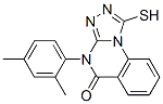 4-(2,4-Dimethylphenyl)-1-mercapto[1,2,4]triazolo[4,3-a]quinazolin-5(4h)-one Structure,85772-36-7Structure