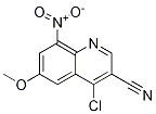 4-Chloro-6-methoxy-8-nitro-3-quinolinecarbonitrile Structure,857762-44-8Structure