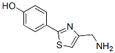 4-(4-Aminomethyl-thiazol-2-yl)-phenol Structure,858009-29-7Structure