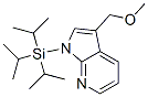 3-(甲氧基甲基)-1-[三(1-甲基乙基)硅酯]-1H-吡咯并[2,3-b]吡啶結(jié)構(gòu)式_858117-06-3結(jié)構(gòu)式