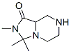 Imidazo[1,5-a]pyrazin-1(5h)-one, hexahydro-2,3,3-trimethyl-(9ci) Structure,85817-78-3Structure