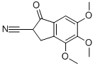 2,3-Dihydro-1-oxo-4,5,6-trimethoxy-1h-indene-2-carbonitrile Structure,858226-08-1Structure