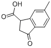 2,3-Dihydro-6-methyl-3-oxo-1h-indene-1-carboxylic acid Structure,858226-48-9Structure