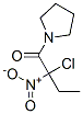 Pyrrolidine, 1-(2-chloro-2-nitro-1-oxobutyl)- (9ci) Structure,85823-08-1Structure