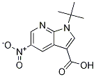 1-(1,1-Dimethylethyl)-5-nitro-1h-pyrrolo[2,3-b]pyridine-3-carboxylic acid Structure,858340-90-6Structure