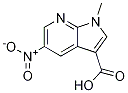 1-Methyl-5-nitro-1h-pyrrolo[2,3-b]pyridine-3-carboxylic acid Structure,858340-95-1Structure