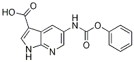 1H-pyrrolo[2,3-b]pyridine-3-carboxylic acid, 5-[(phenoxycarbonyl)amino]- Structure,858340-97-3Structure