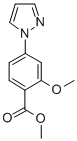 Methyl 2-methoxy-4-(1h-pyrazol-1-yl)benzoate Structure,858523-28-1Structure