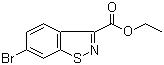 6-溴-1,2-苯并異噻唑-3-甲酸乙酯結(jié)構(gòu)式_858671-74-6結(jié)構(gòu)式