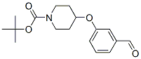 Tert-butyl 4-(3-formylphenoxy)piperidine-1-carboxylate Structure,858674-16-5Structure