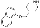 4-[(1-Naphthyloxy)methyl]piperidine Structure,858934-68-6Structure