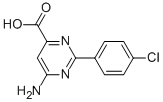 6-Amino-2-(4-chloro-phenyl)-pyrimidine-4-carboxylic acid Structure,858956-28-2Structure