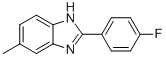 2-(4-Fluoro-phenyl)-5-methyl-1h-benzoimidazole Structure,859732-41-5Structure