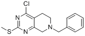 7-Benzyl-4-chloro-2-(methylthio)-5,6,7,8-tetrahydropyrido[3,4-d]pyrimidine Structure,859826-11-2Structure