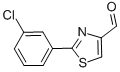 2-(3-Chlorophenyl)-1,3-thiazole-4-carbaldehyde Structure,859850-99-0Structure