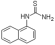 1-(1-萘)-2-硫脲結(jié)構(gòu)式_86-88-4結(jié)構(gòu)式