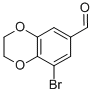 8-Bromo-2,3-dihydrobenzo[b][1,4]dioxine-6-carbaldehyde Structure,860003-88-9Structure