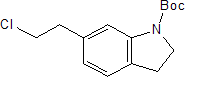 1-Boc-5-(2-chloroethyl)-2,3-dihydro-1h-indole Structure,860024-94-8Structure