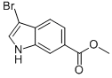 3-Bromo-1H-Indole-6-carboxylic acid methyl ester Structure,860457-92-7Structure