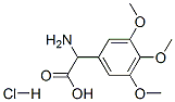 2-Amino-2-(3,4,5-trimethoxyphenyl)acetic acid hydrochloride Structure,86053-95-4Structure