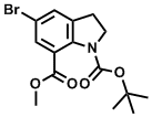 Methyl 1-n-boc-5-bromo-2,3-dihydro-1h-indole-7-carboxylate Structure,860624-87-9Structure