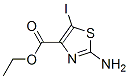 2-氨基-5-碘噻唑-4-羧酸乙酯結(jié)構(gòu)式_860646-12-4結(jié)構(gòu)式