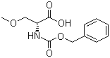 (2R)-2-[(benzyloxycarbonyl)amino]-3-methoxy propanoic acid Structure,86096-35-7Structure