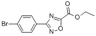 3-(4-Bromo-phenyl)-[1,2,4]oxadiazole-5-carboxylic acid ethyl ester Structure,861146-12-5Structure