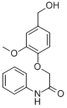 2-(4-Hydroxymethyl-2-methoxy-phenoxy)-n-phenyl-acetamide Structure,861443-63-2Structure