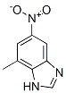 1H-benzimidazole, 7-methyl-5-nitro- Structure,861600-96-6Structure