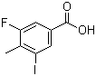 3-Fluoro-4-methyl-5-iodobenzoic acid Structure,861905-94-4Structure