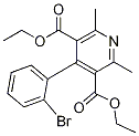 4-(2-Bromophenyl)-2,6-dimethyl-3,5-pyridinedicarboxylic acid diethyl ester Structure,861927-02-8Structure