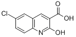 6-Chloro-2-hydroxy-quinoline-3-carboxylicacid Structure,86209-35-0Structure