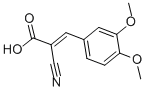 Alpha-cyano-3,4-dimethoxycinnamicacid Structure,86213-20-9Structure