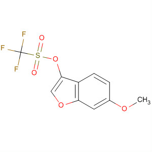 6-Methoxybenzofuran-3-yl trifluoromethanesulfonate Structure,862179-08-6Structure