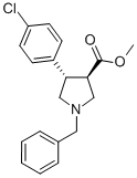 Trans-methyl 1-benzyl-4-(4-chlorophenyl)pyrrolidine-3-carboxylate Structure,862283-69-0Structure