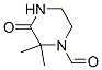 1-Piperazinecarboxaldehyde,2,2-dimethyl-3-oxo-(9ci) Structure,86241-67-0Structure