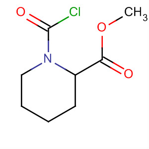 2-Piperidinecarboxylic acid, 1-(chlorocarbonyl)-, methyl ester (9ci) Structure,86264-78-0Structure