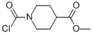 Methyl 1-(chlorocarbonyl)piperidine-4-carboxylate Structure,86264-79-1Structure