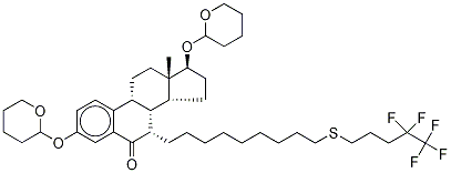 S-deoxo-3,17beta-bis-(o-tetrahydro-2h-pyran-2-yl)-6-oxo-fulvestrant Structure,862700-70-7Structure