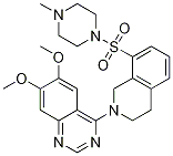 4-[3,4-Dihydro-8-[(4-methyl-1-piperazinyl)sulfonyl]-2(1h)-isoquinolinyl]-6,7-dimethoxy-quinazoline Structure,862777-52-4Structure