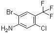 2-Bromo-5-chloro-4-(trifluoromethyl)aniline Structure,863111-48-2Structure