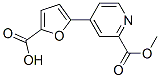 5-(2-(Methoxycarbonyl)pyridin-4-yl)-furan-2-carboxylic acid Structure,863409-08-9Structure