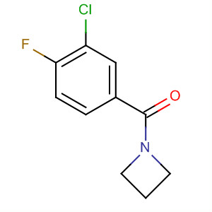 1-[(3-Chloro-4-fluorophenyl)carbonyl]azetidine Structure,863454-79-9Structure