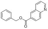 6-Quinolinecarboxylic acid phenylmethyl ester Structure,863492-33-5Structure