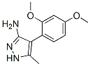 4-(2,4-Dimethoxyphenyl)-5-methyl-1H-pyrazol-3-amine Structure,863550-42-9Structure