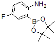 Benzenamine, 4-fluoro-2-(4,4,5,5-tetramethyl-1,3,2-dioxaborolan-2-yl)- Structure,863578-24-9Structure