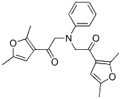 1-(2,5-二甲基-呋喃-3-基)-2-([2-(2,5-二甲基-呋喃-3-基)-2-氧代-乙基]-苯基-氨基)-乙酮結(jié)構(gòu)式_863892-51-7結(jié)構(gòu)式