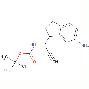 Tert-butyl 5-amino-2,3-dihydro-1h-inden-3-ylprop-2-ynylcarbamate Structure,863987-54-6Structure